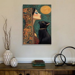 Wallity ASR_CNV25-19 Pintura Decorativa en Lienzo Multicolor 50 x 70 cm